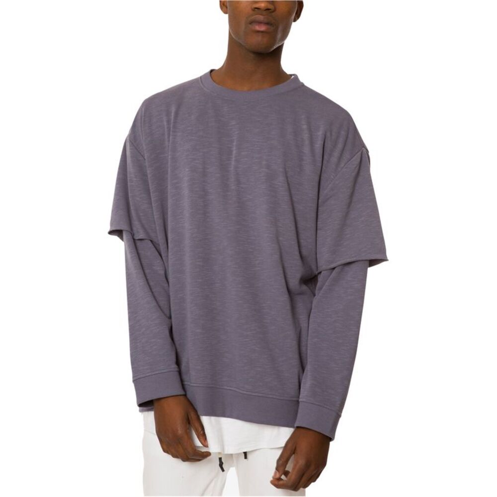 Jaywalker Mens Layered Oversized Sweatshirt, NWT